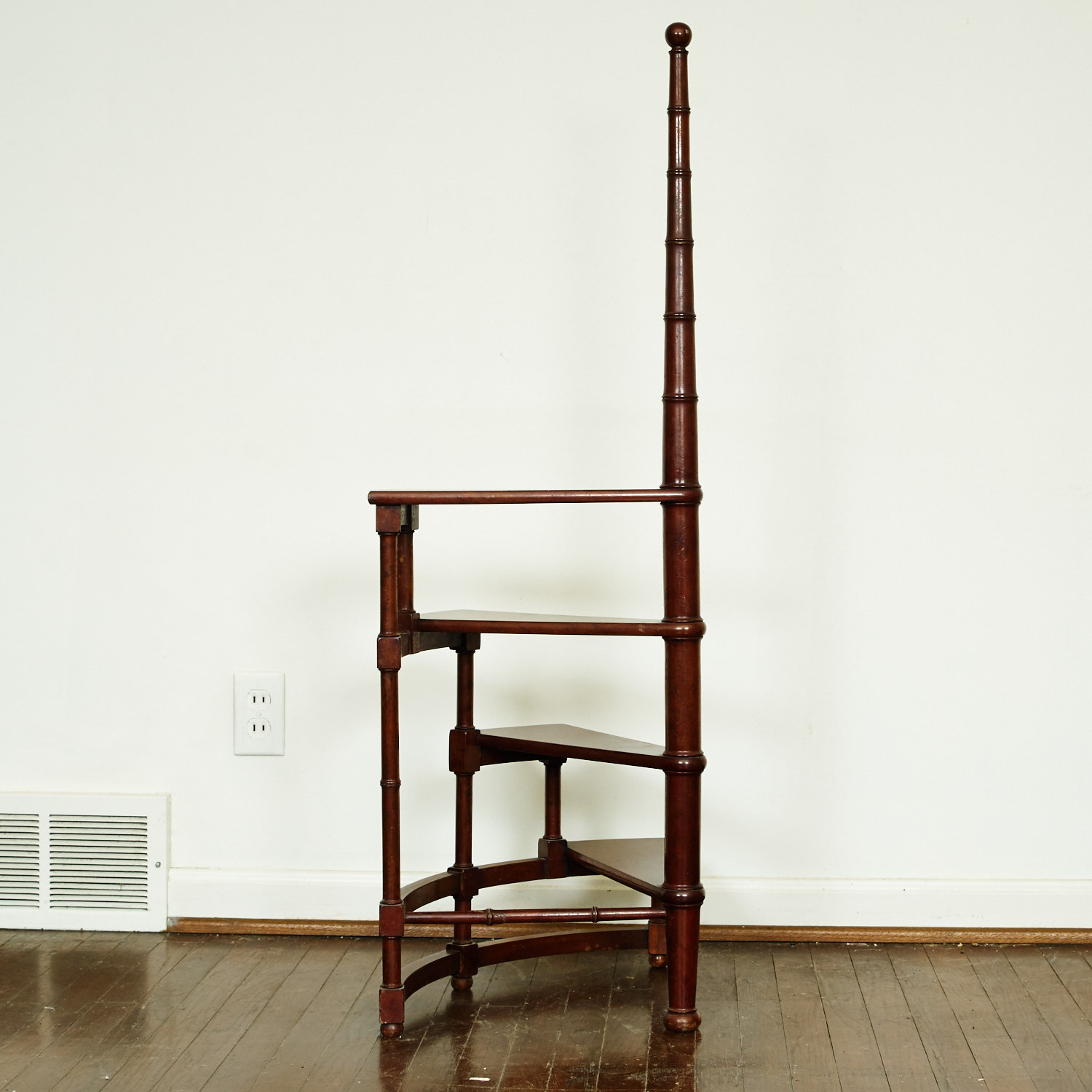 Riffemore Mahogany Library Ladder