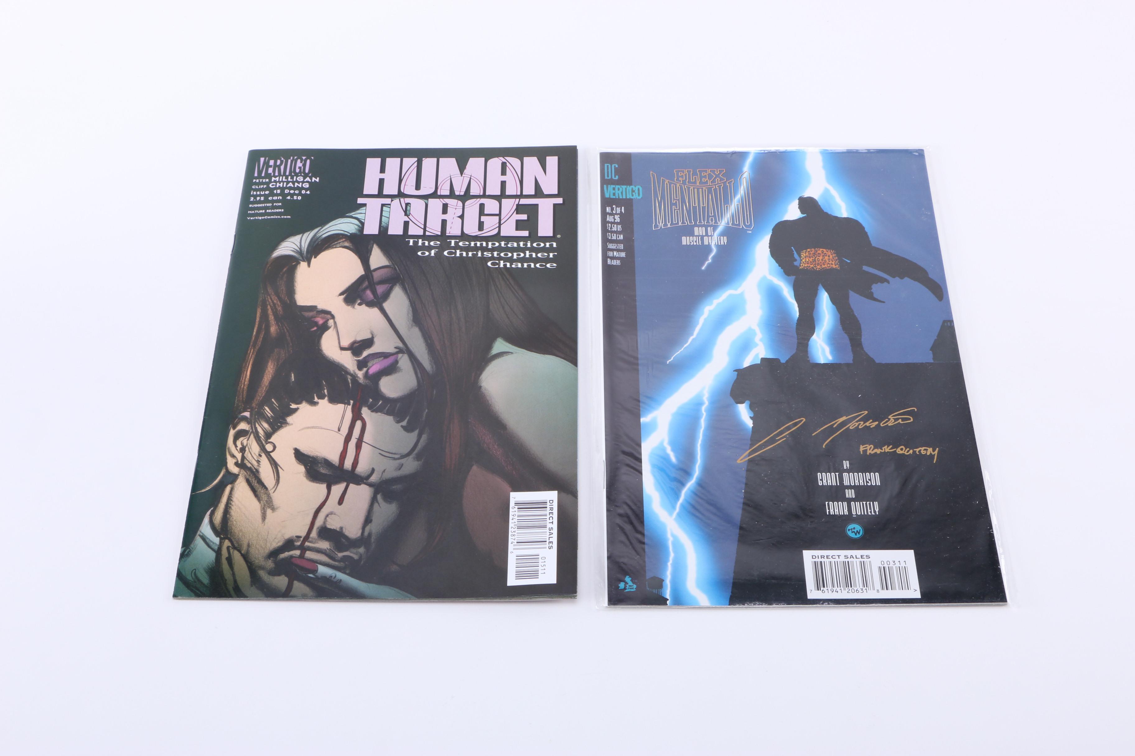 Modern Age "Sandman Mystery Theater" "Flex Mentallo" and "Human Target" Comics