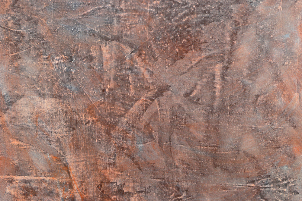 Ricardo Morin Oil Painting on Linen Scroll "Silence Four"