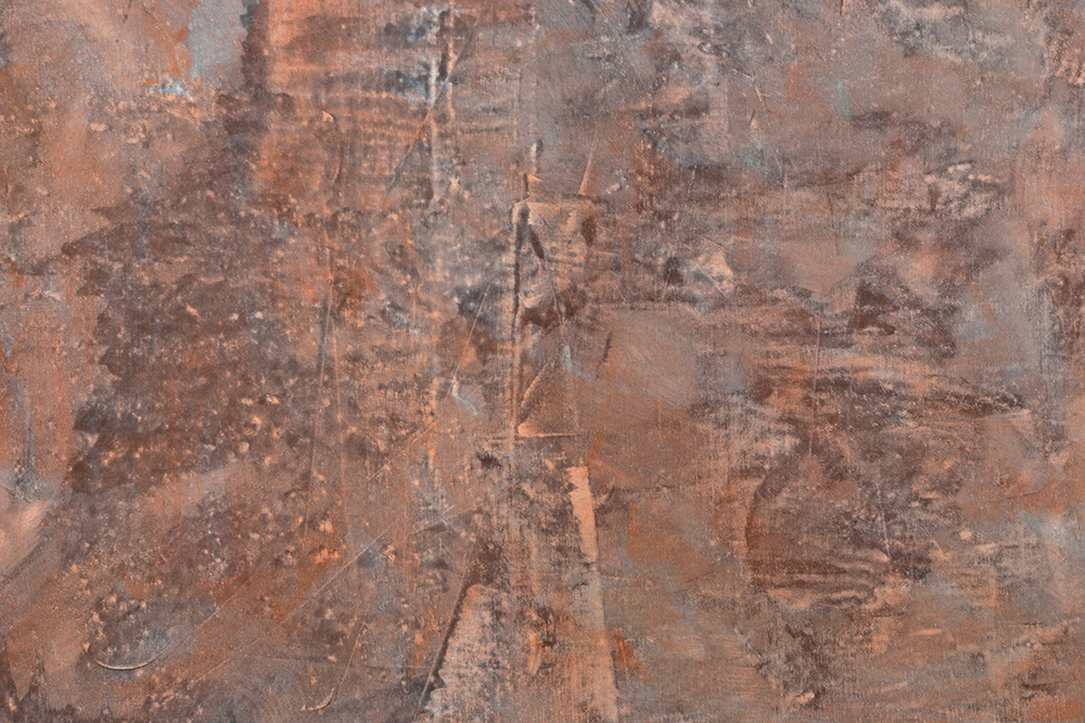 Ricardo Morin Oil Painting on Linen Scroll "Silence Four"