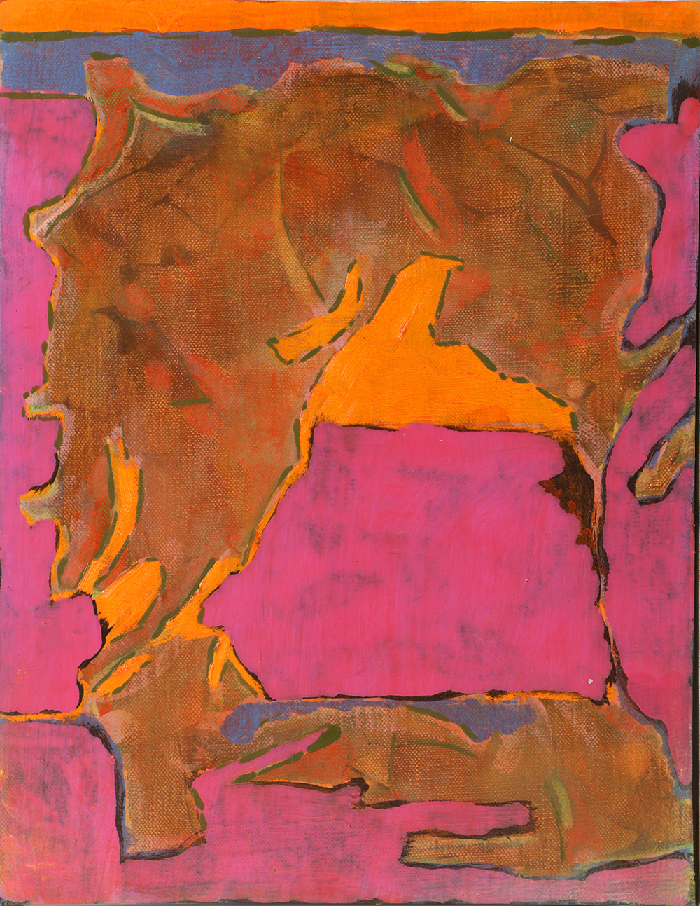 Ricardo Morin Oil Painting on Linen "Silent Diptych"