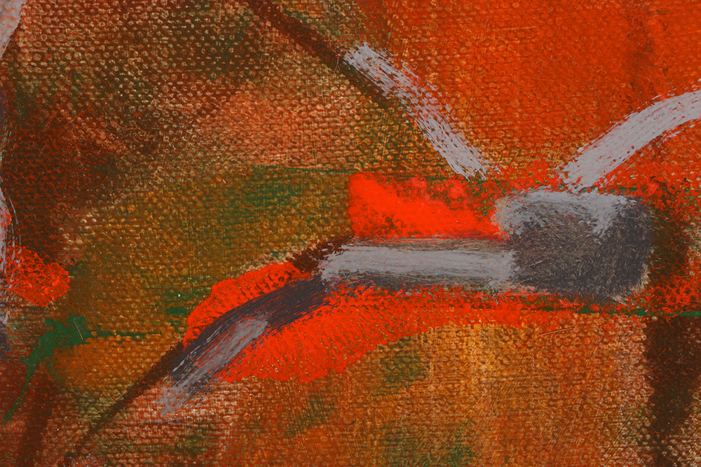 Ricardo Morin Oil Painting on Linen "Silent Diptych"