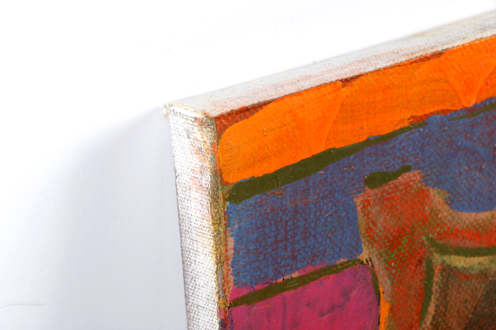 Ricardo Morin Oil Painting on Linen "Silent Diptych"