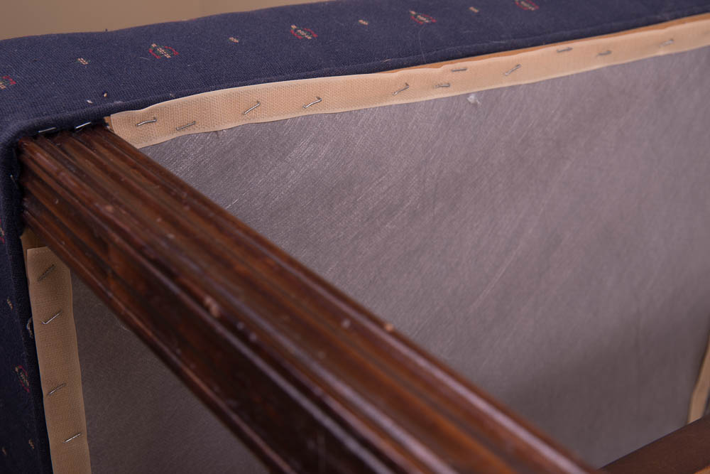 Pair of Upholstered Wing Back Chairs