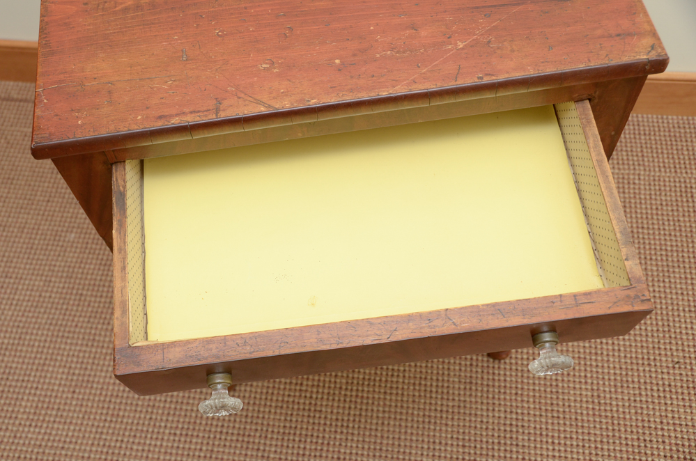 Early 19th Century Sheraton Two-Drawer Work Table