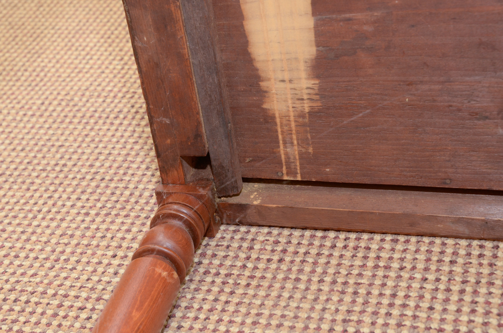 Early 19th Century Sheraton Two-Drawer Work Table