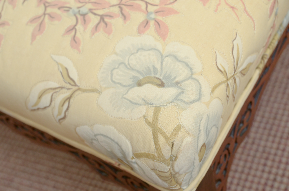 Antique Heavily Carved Side Chair