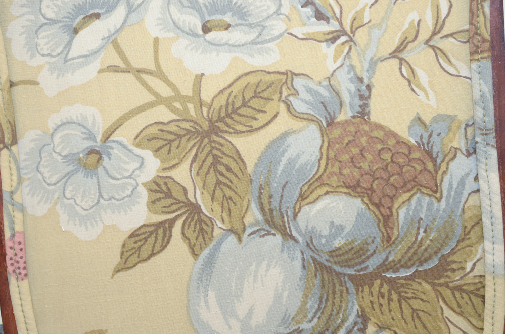 Antique Heavily Carved Side Chair