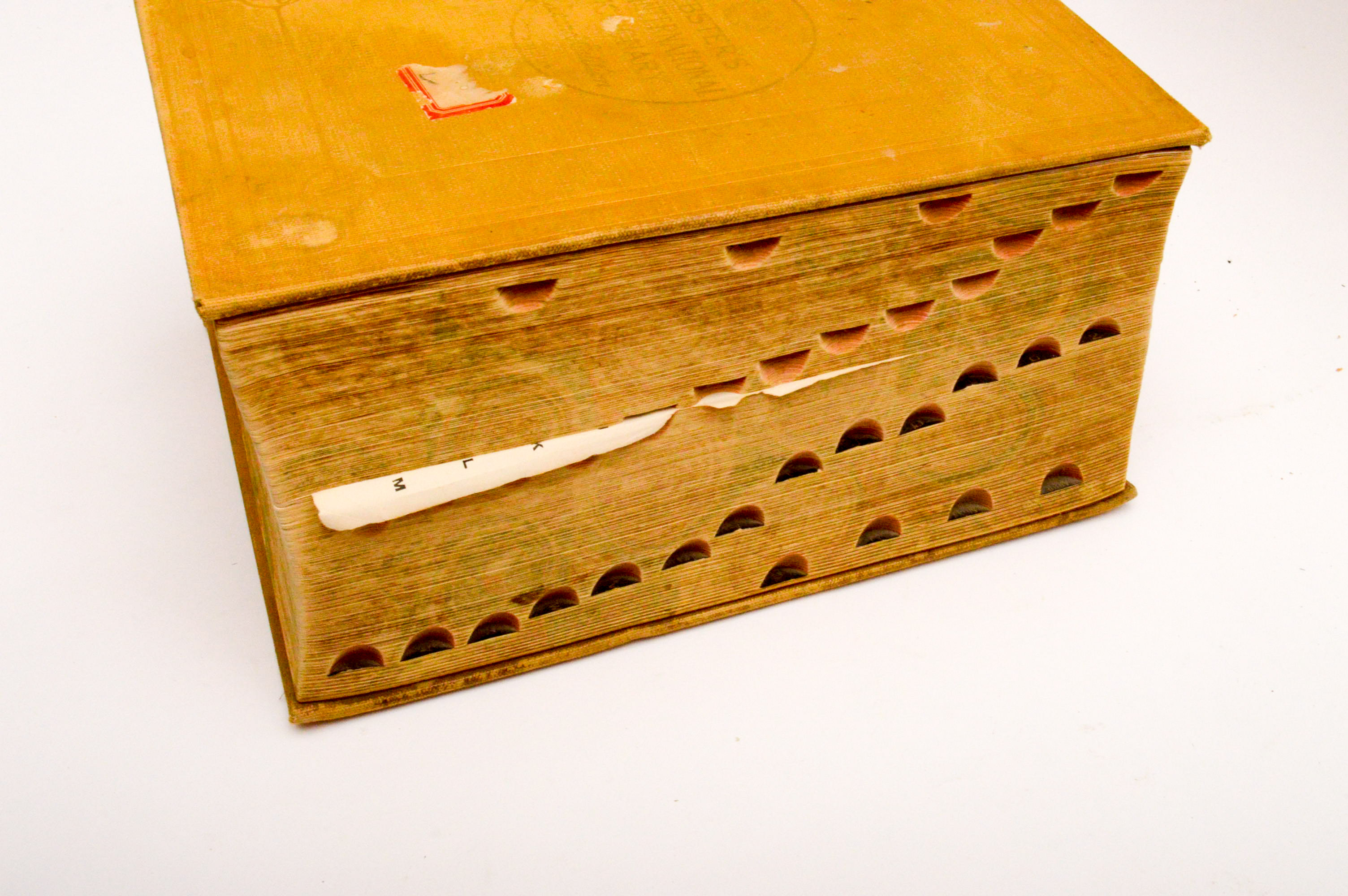 Vintage Dictionaries Featuring 1941 Merriam-Webster "Webster's New International Dictionary, Second Edition"