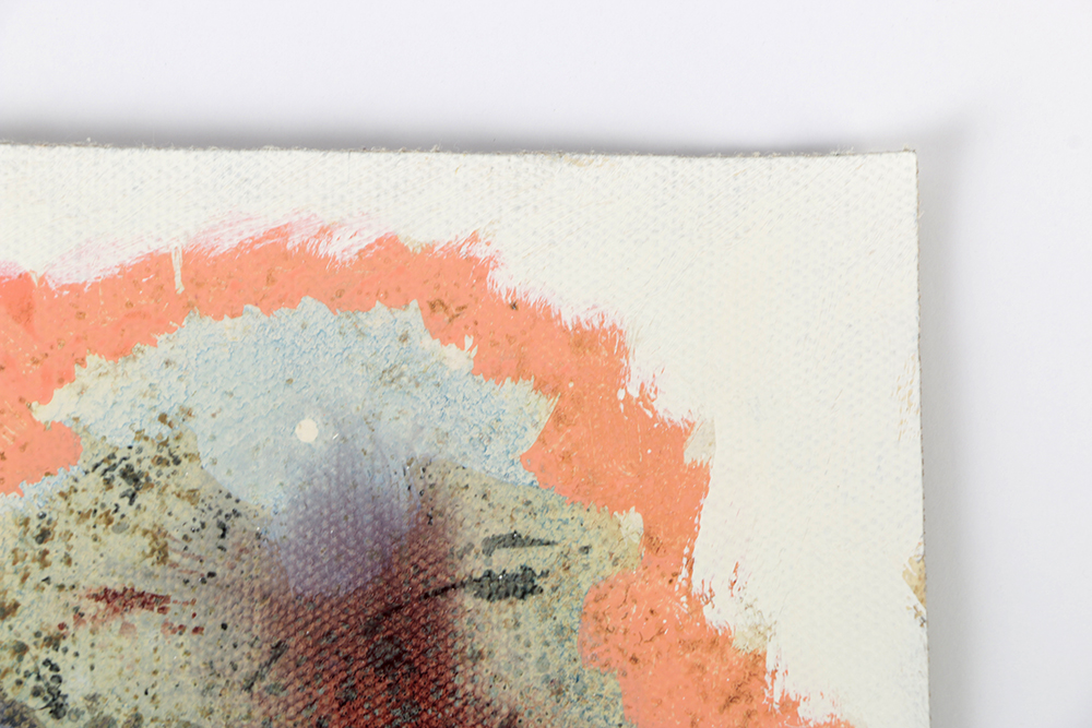 Ricardo Morin Abstract Oil Painting on Unstretched Canvas