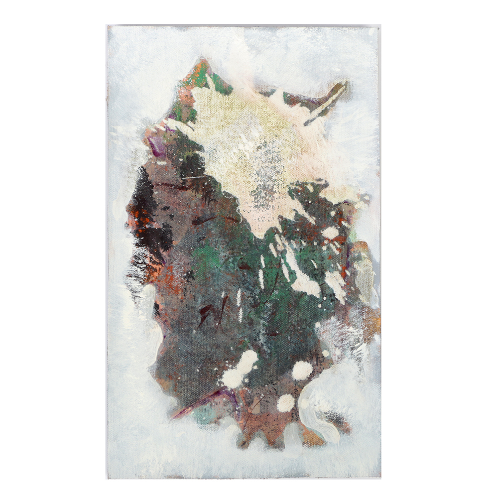 Ricardo Morin Abstract Oil Painting on Unstretched Canvas