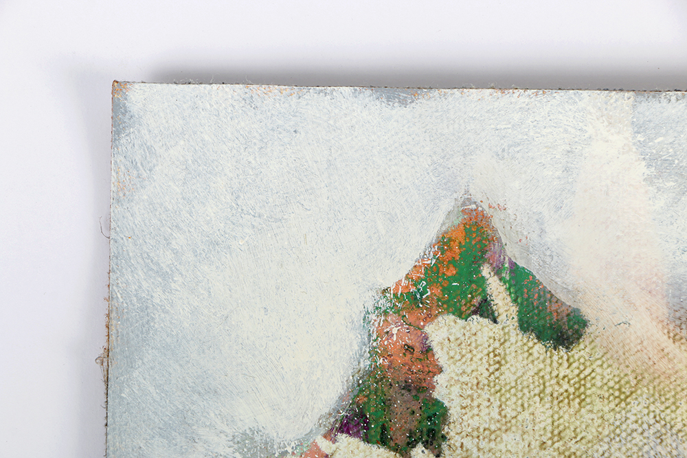 Ricardo Morin Abstract Oil Painting on Unstretched Canvas