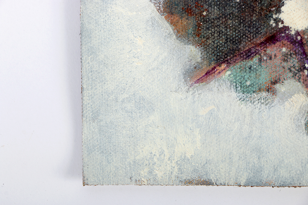 Ricardo Morin Abstract Oil Painting on Unstretched Canvas