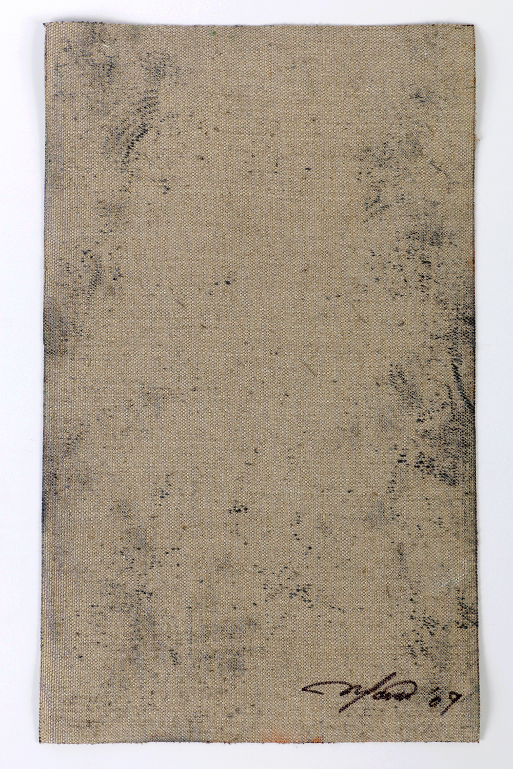 Ricardo Morin Abstract Oil Painting on Unstretched Canvas