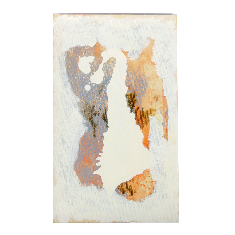 Ricardo Morin Oil Painting on Unstretched Canvas Abstract Composition