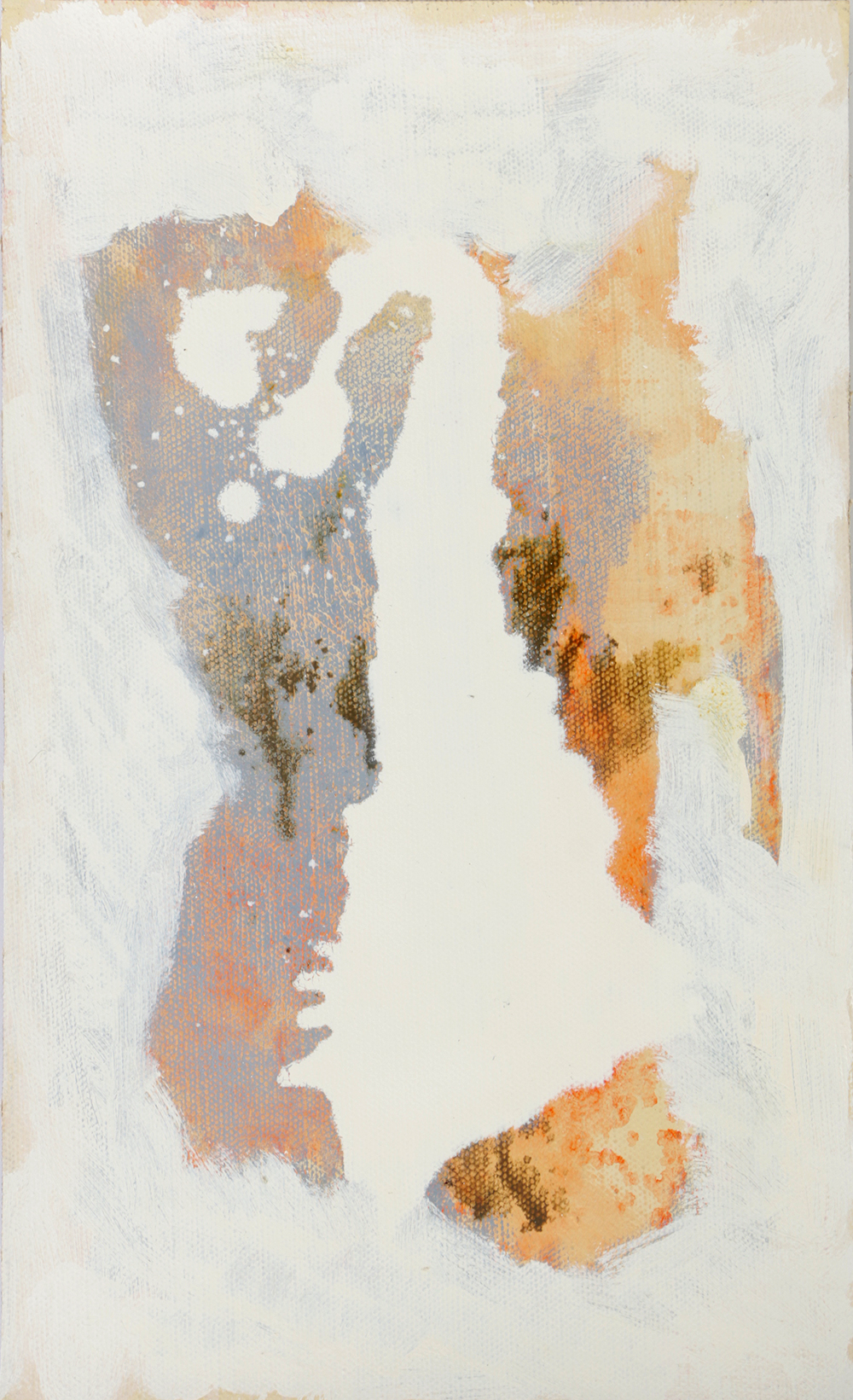 Ricardo Morin Oil Painting on Unstretched Canvas Abstract Composition