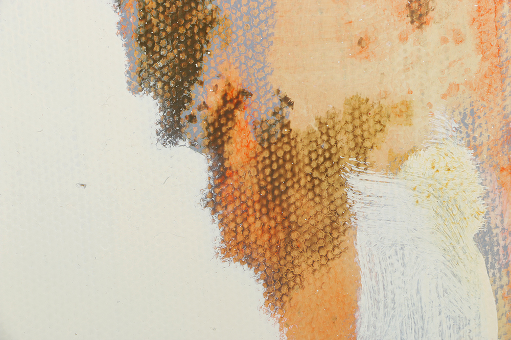 Ricardo Morin Oil Painting on Unstretched Canvas Abstract Composition