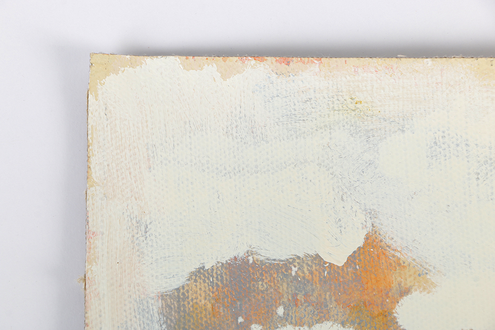 Ricardo Morin Oil Painting on Unstretched Canvas Abstract Composition