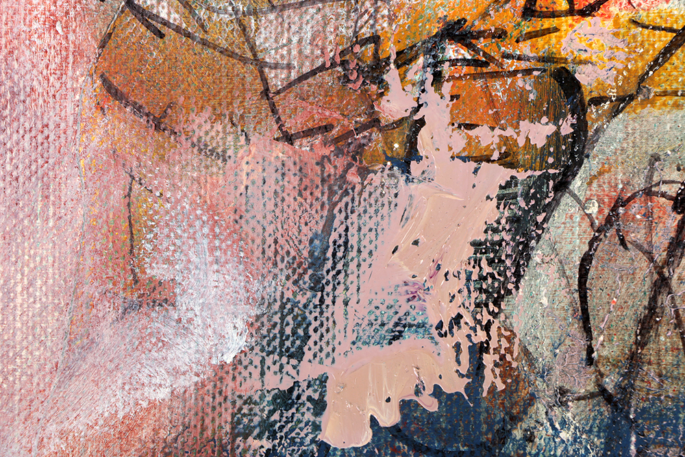 Ricardo Morin Oil Painting on Canvas "Dodecahedron III"