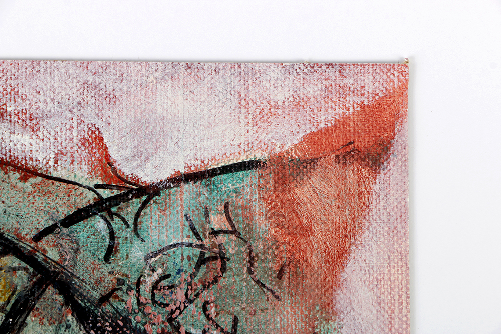 Ricardo Morin Oil Painting on Canvas "Dodecahedron III"