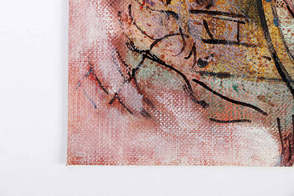 Ricardo Morin Oil Painting on Canvas "Dodecahedron III"