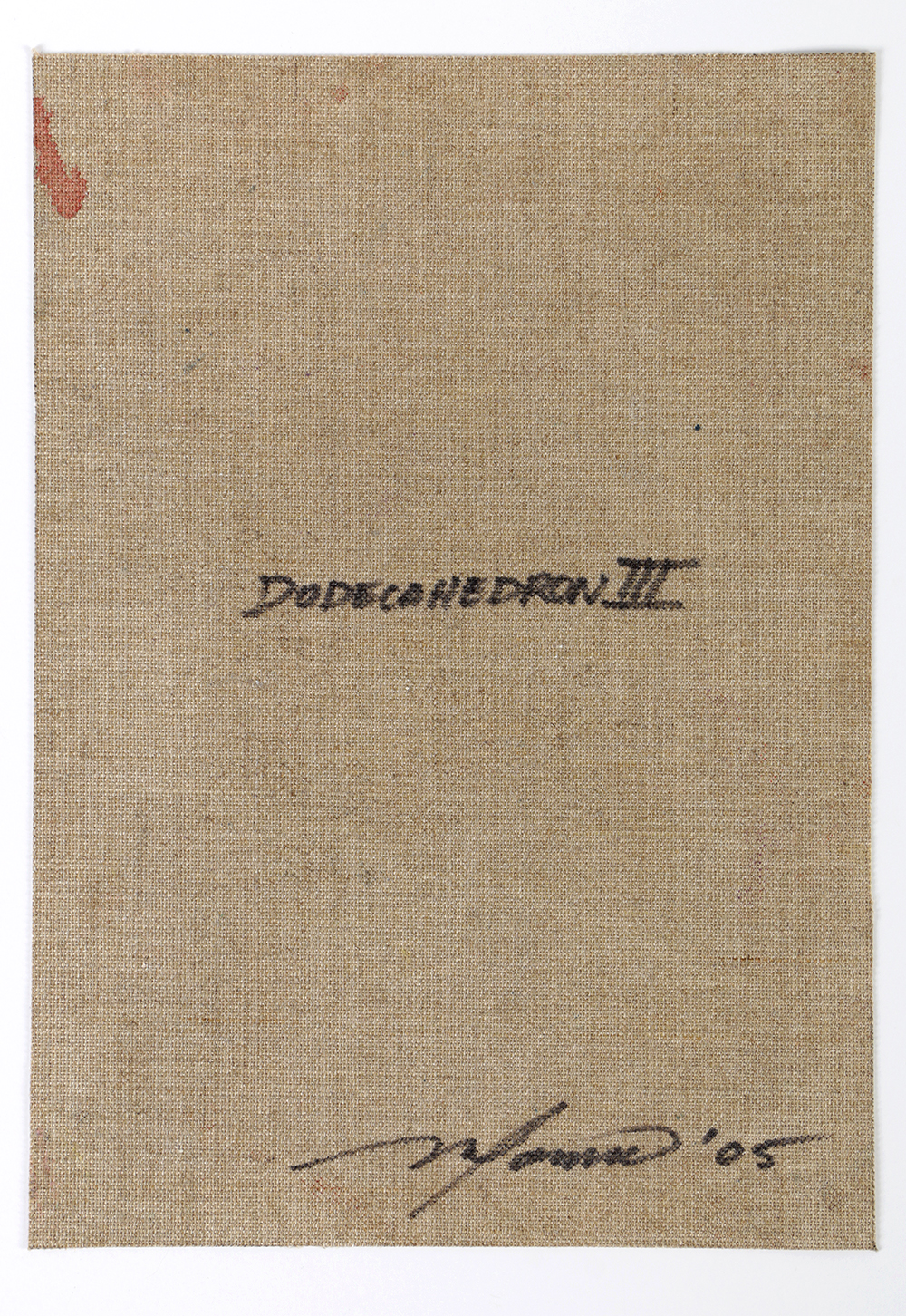 Ricardo Morin Oil Painting on Canvas "Dodecahedron III"