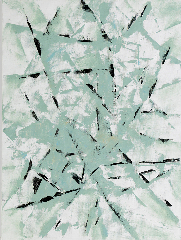 Ricardo Morin Abstract Oil Painting on Canvas Board