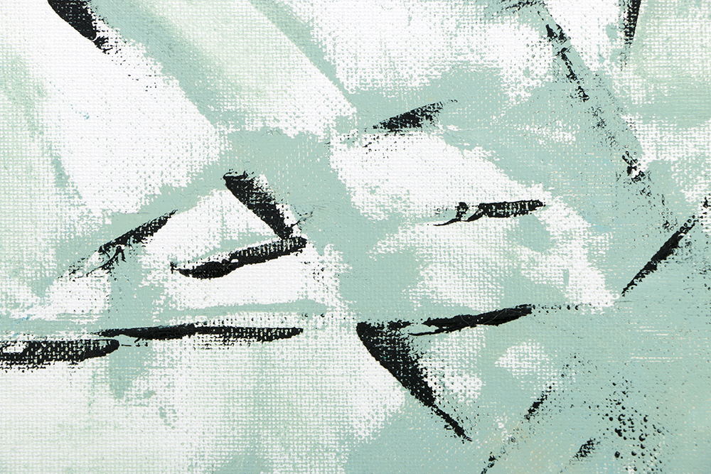 Ricardo Morin Abstract Oil Painting on Canvas Board