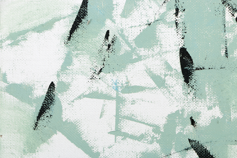 Ricardo Morin Abstract Oil Painting on Canvas Board