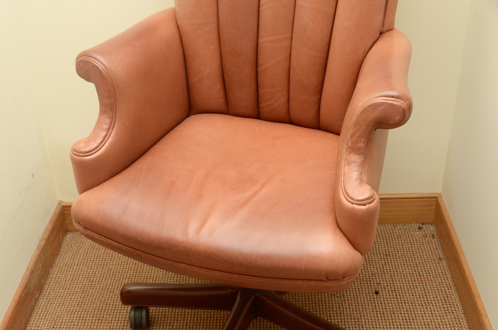 Contemporary Leather Office Armchair