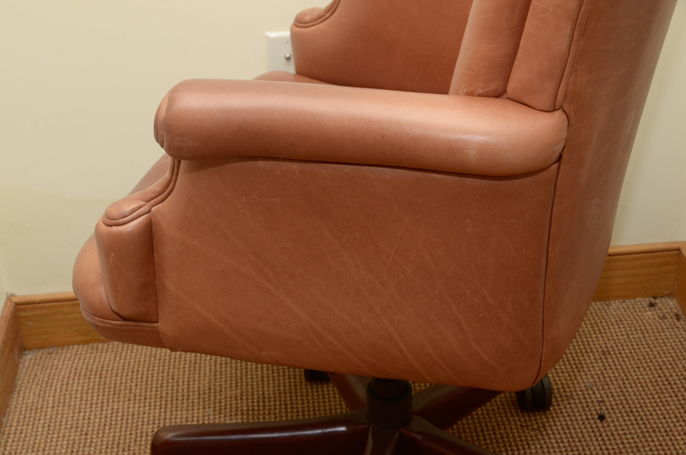 Contemporary Leather Office Armchair