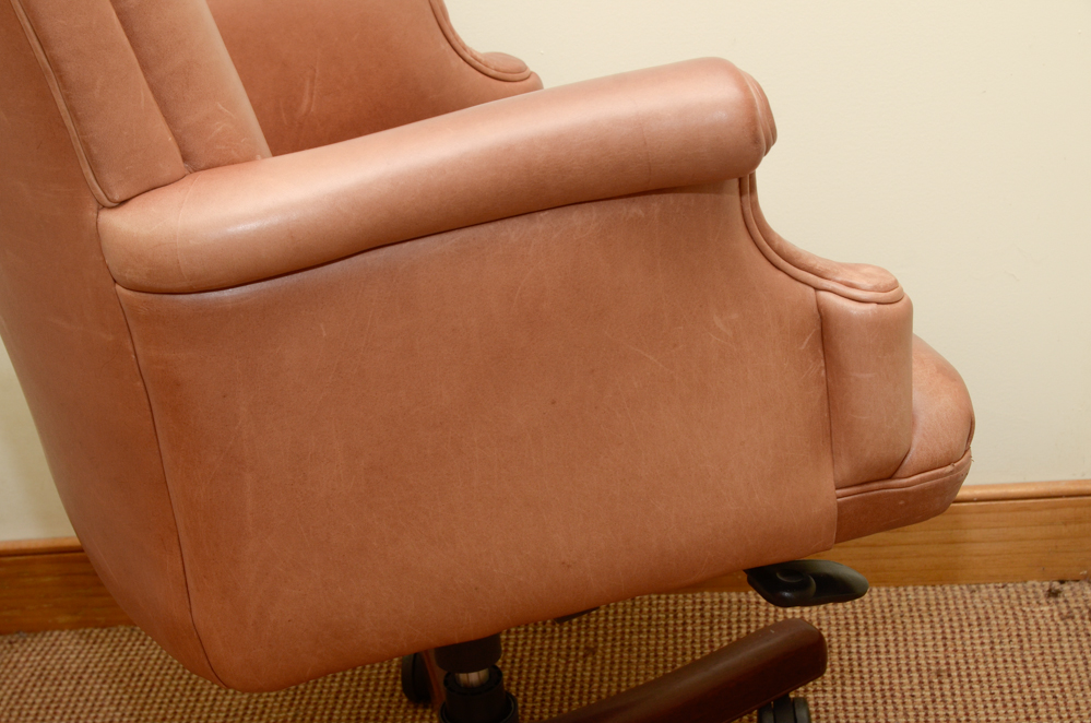 Contemporary Leather Office Armchair
