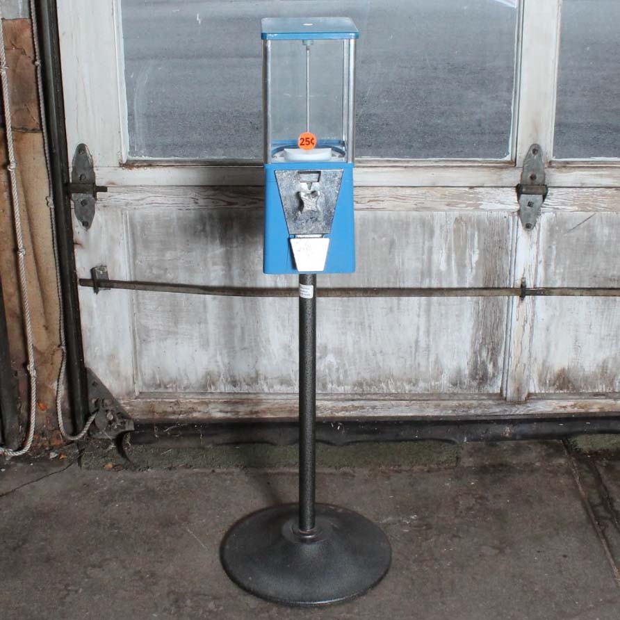 Vintage Blue Astro GumBall Candy Machine