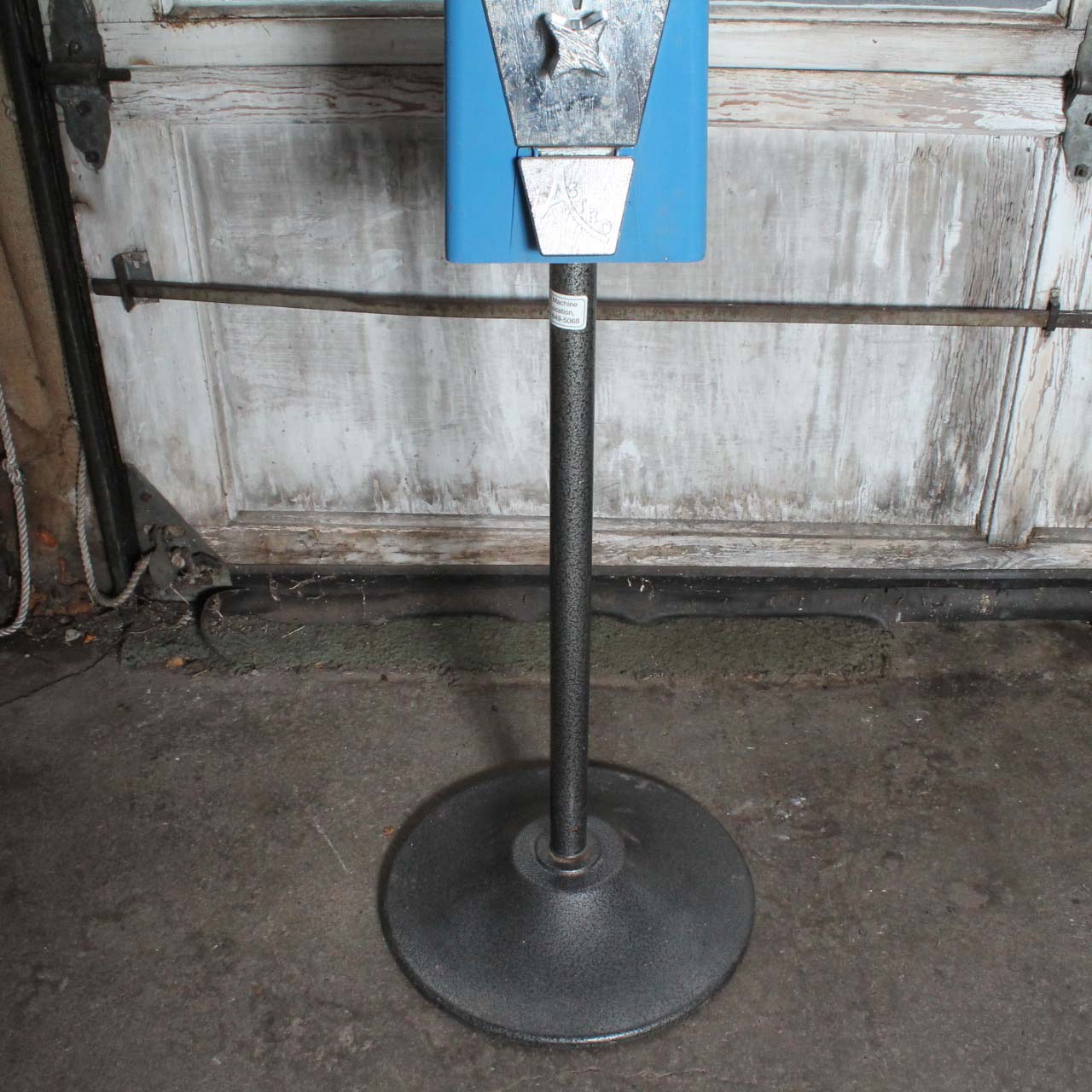 Vintage Blue Astro GumBall Candy Machine