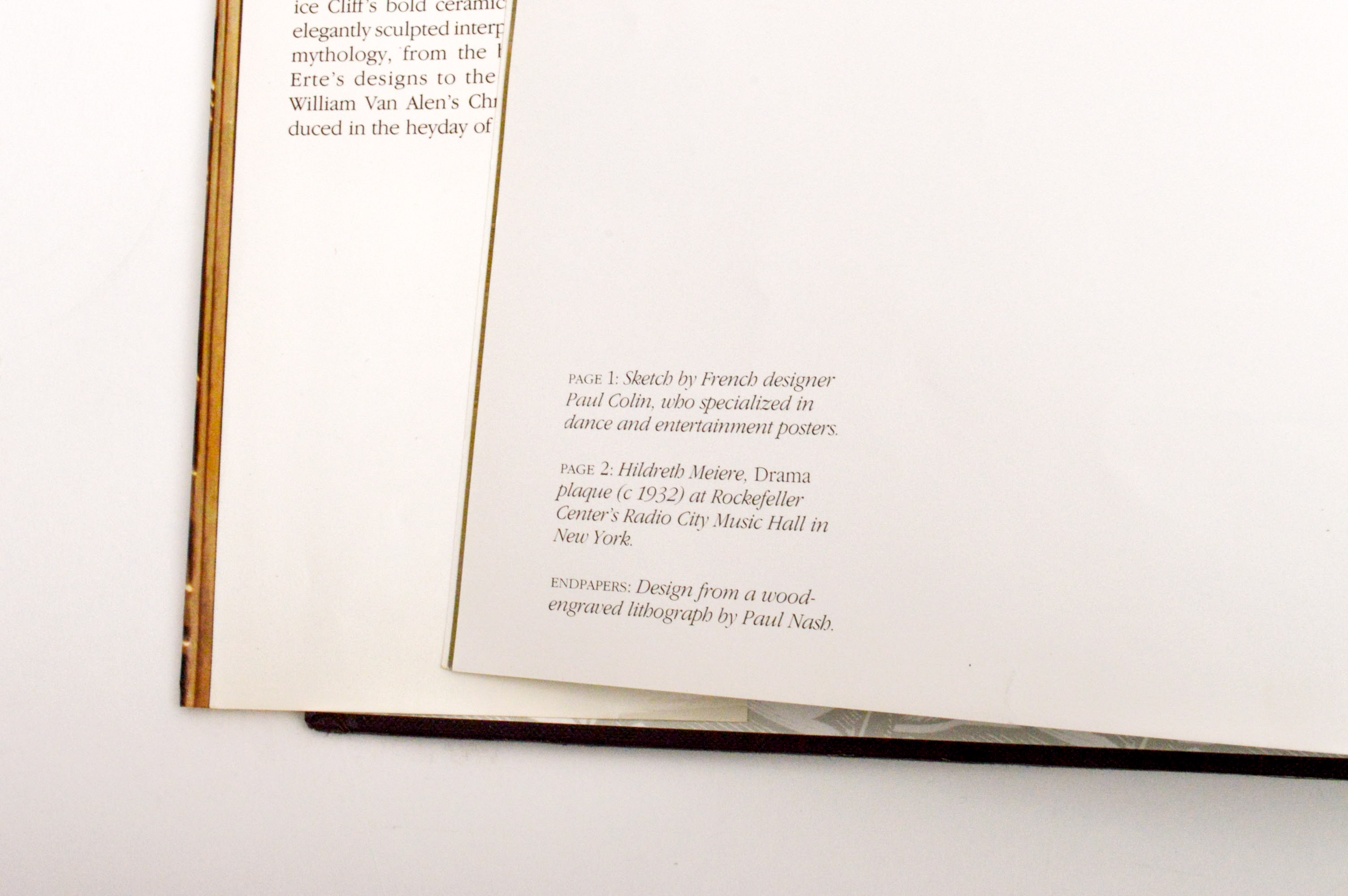 1989 Eva Weber "Art Deco" Coffee Table Book