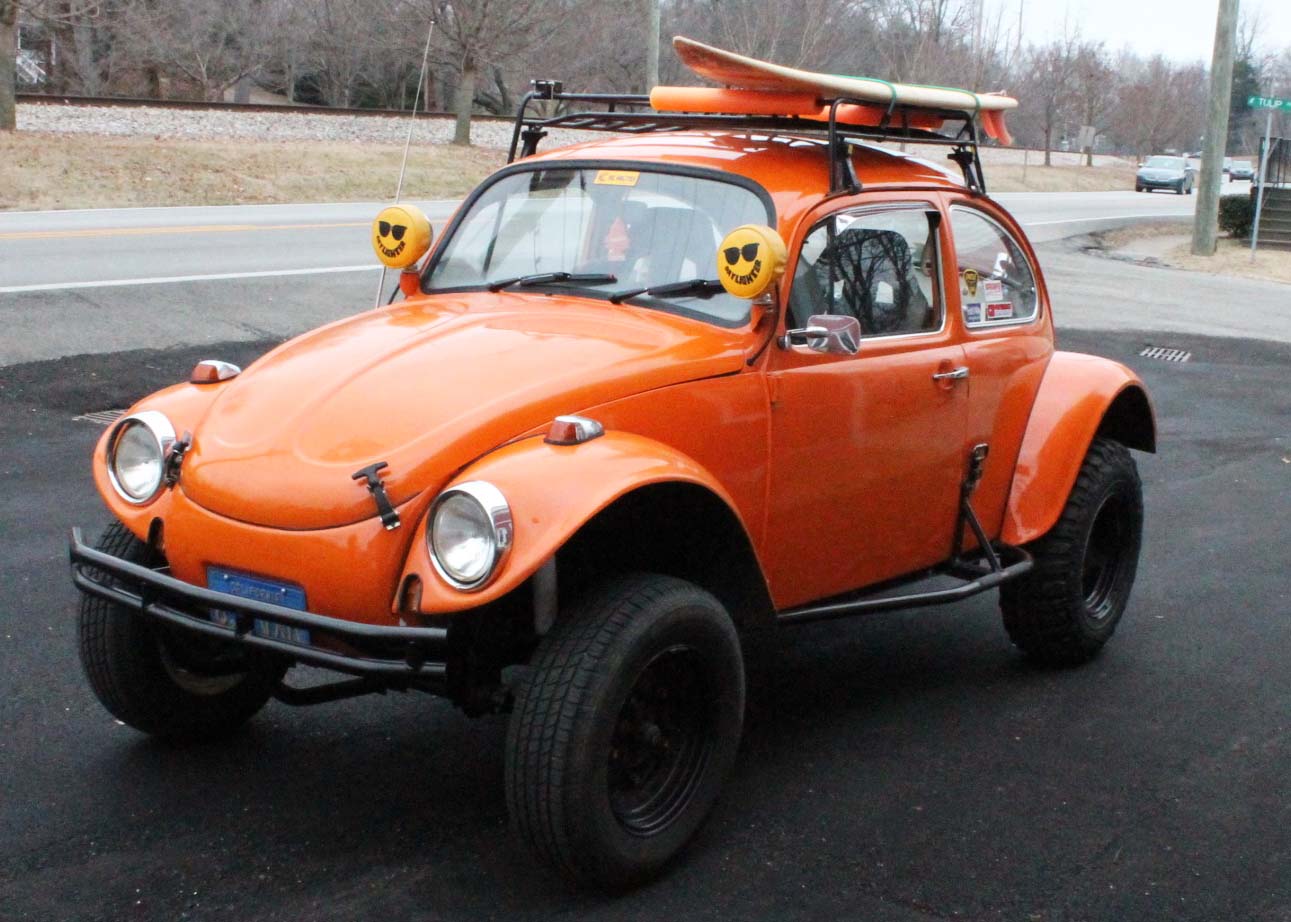 1974 Orange Baja Volkswagen Beetle