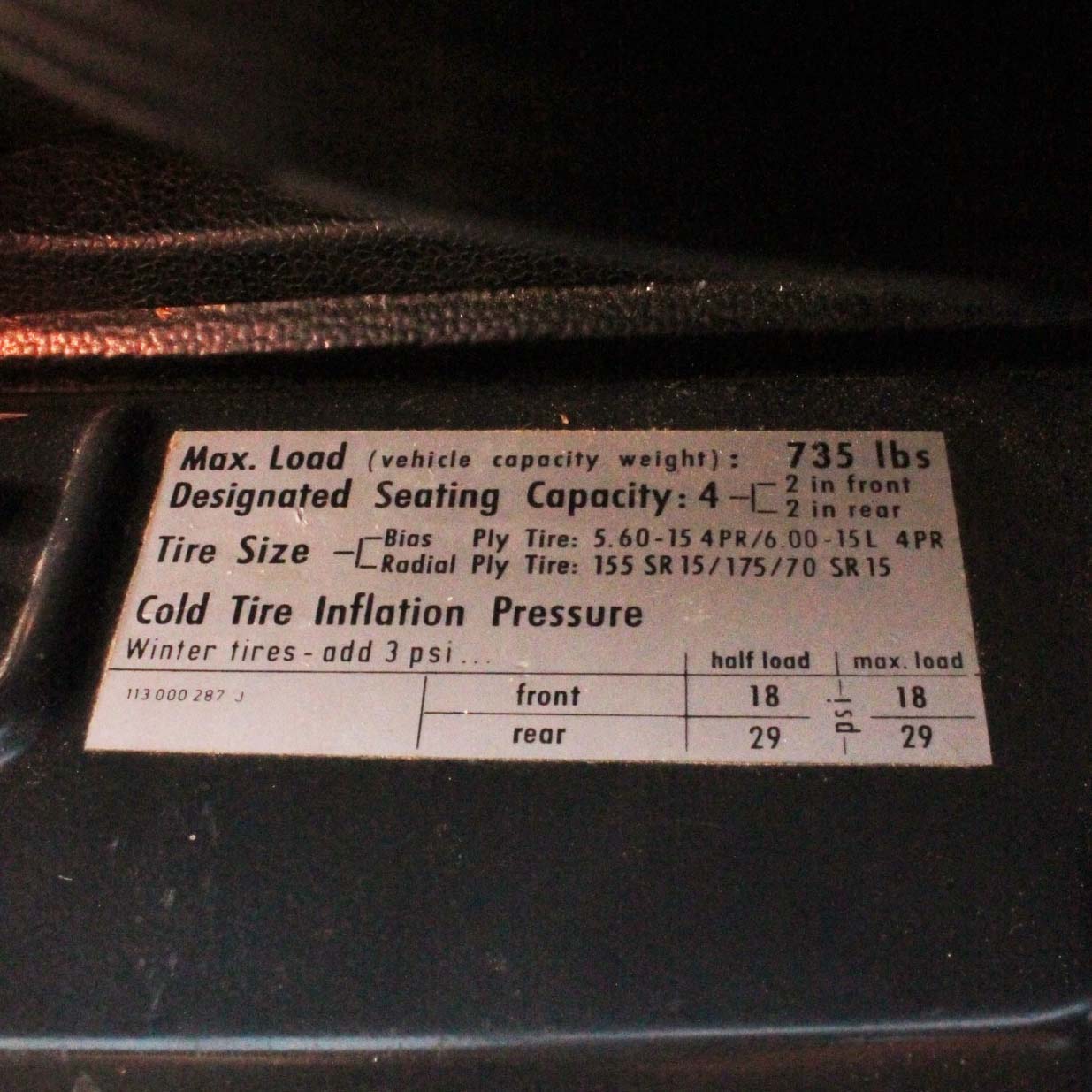 1974 Orange Baja Volkswagen Beetle