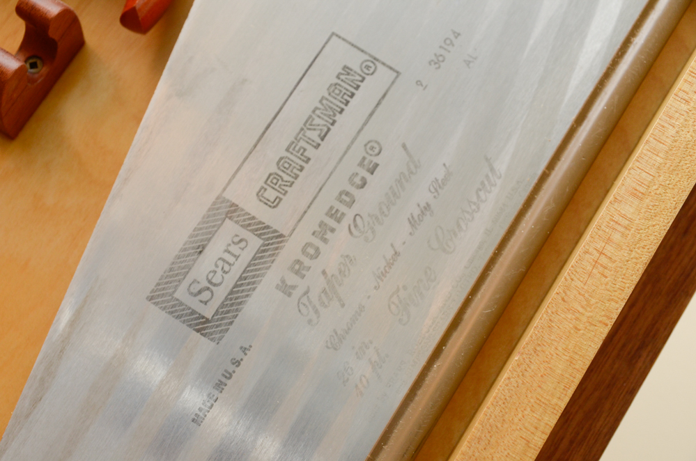 Custom Made Wall-Mounted Tool Cabinet with Hand Tools