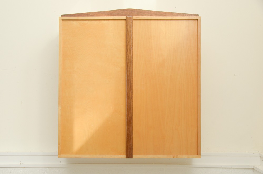 Custom Made Wall-Mounted Tool Cabinet with Hand Tools