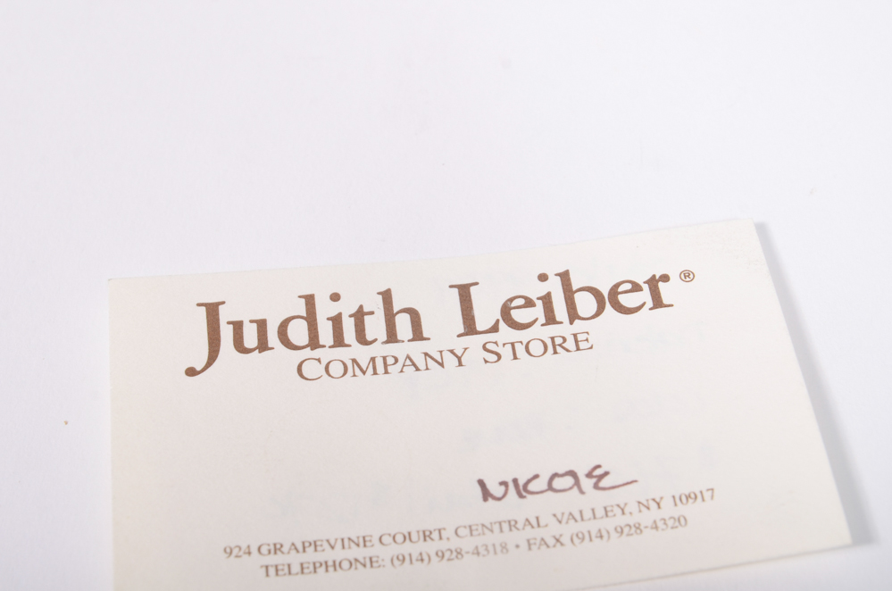 Bone Colored Judith Leiber Clutch