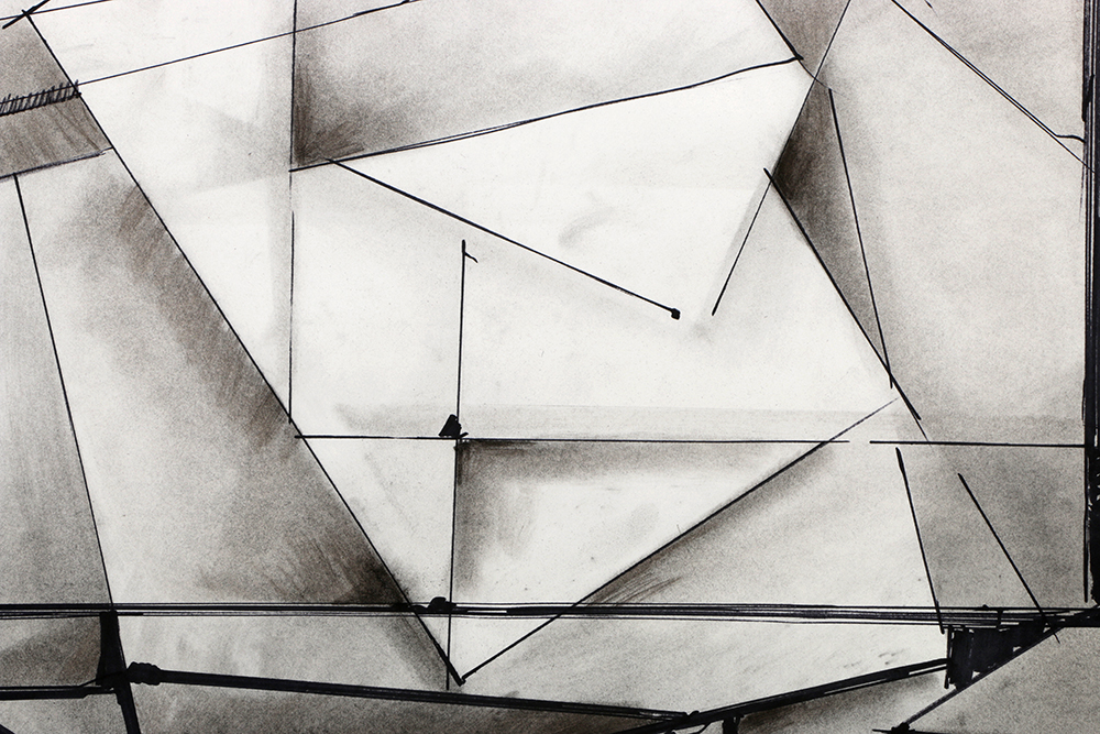 Ricardo Morin Mixed Media Sketch on Paper