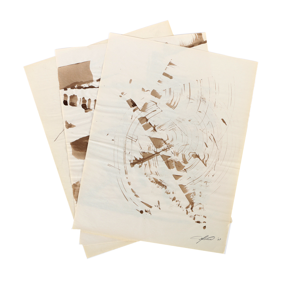 Variety of Ricardo Morin Watercolor Studies on Paper