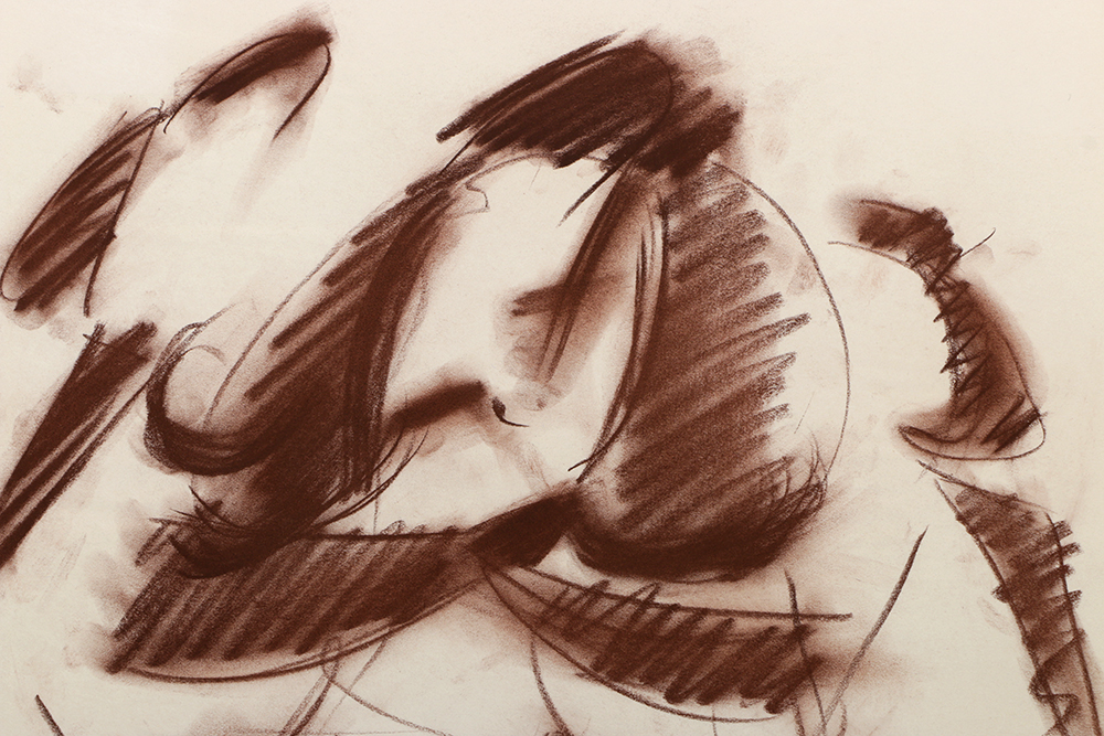 Collection of Ricardo Morin Pastel Sketches on Paper