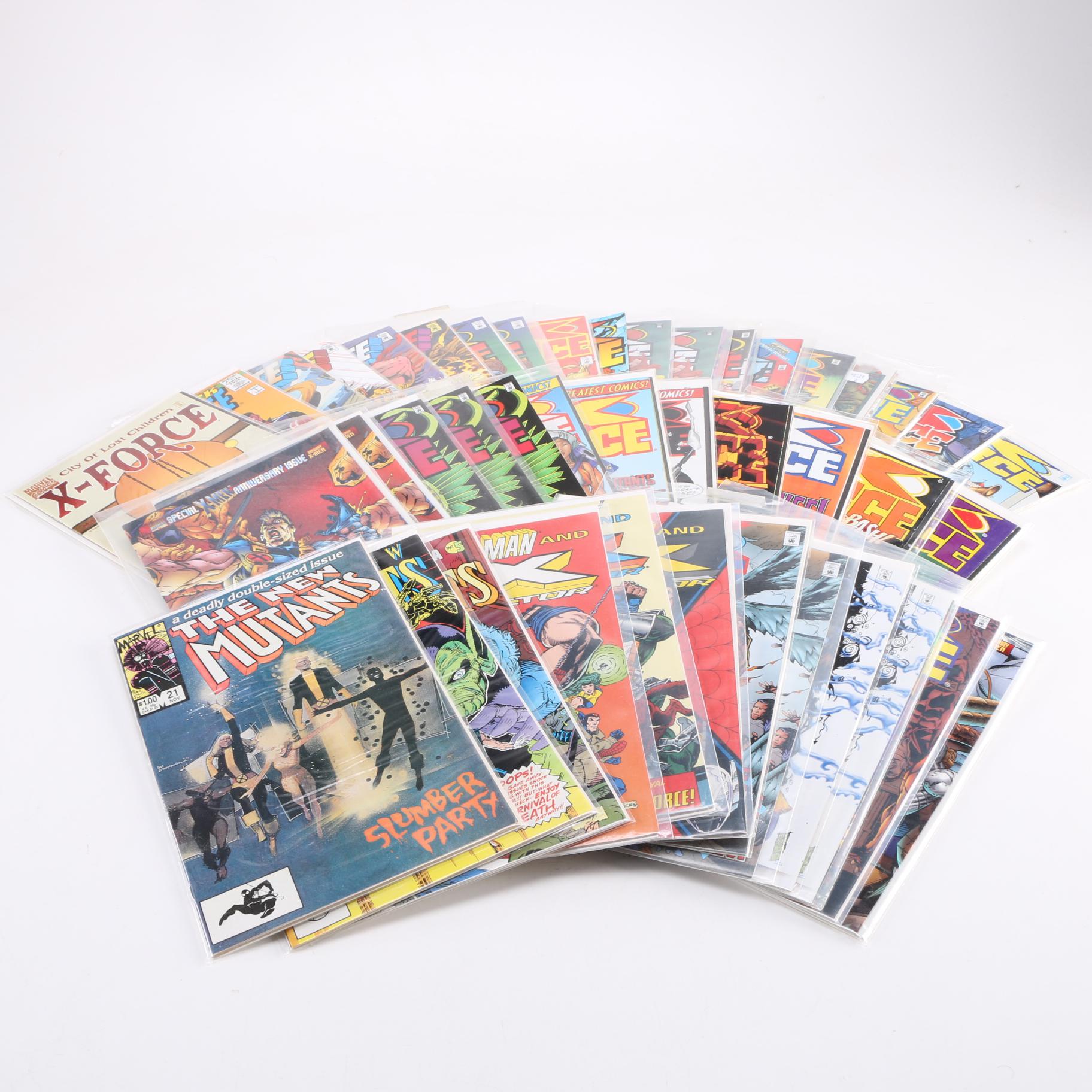 Modern Age "X-Men" and "X-Force" Comics Featuring Deadpool