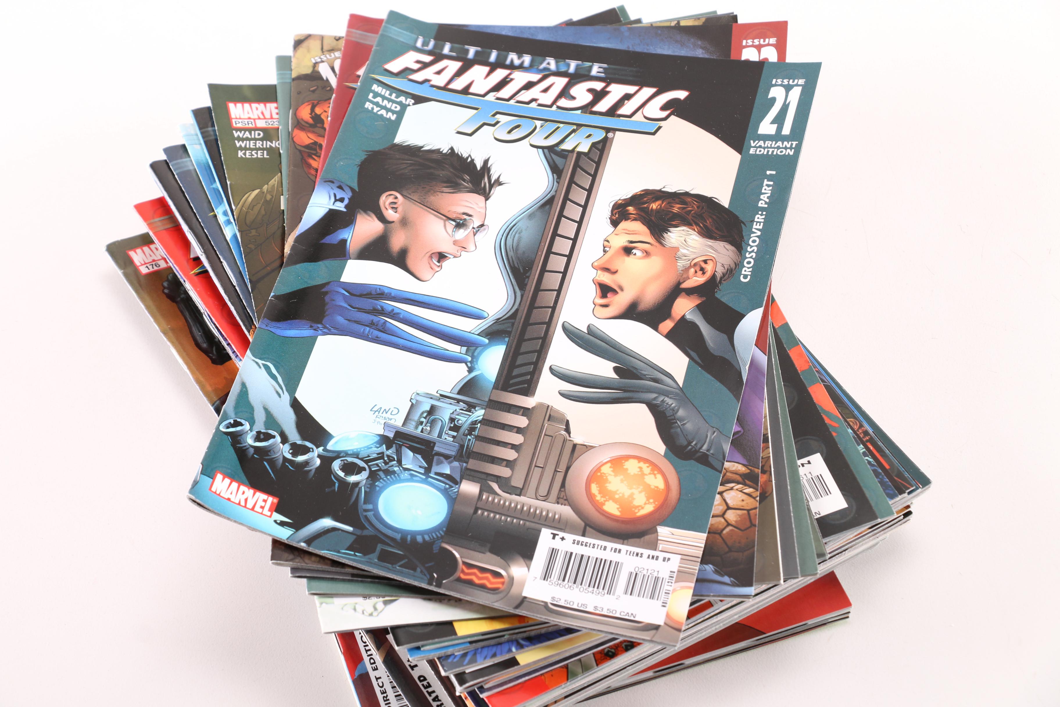 Marvel Modern Age Comics Featuring "Ultimate Fantastic Four"