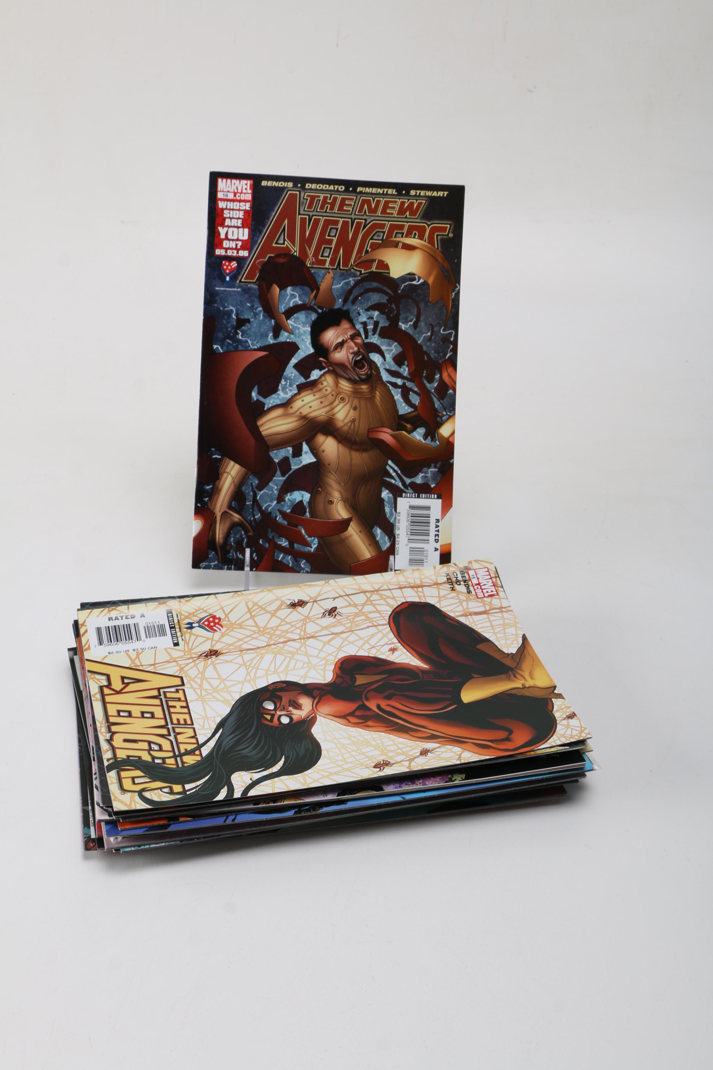 Modern Age Marvel Comic Books Featuring "The New Avengers"
