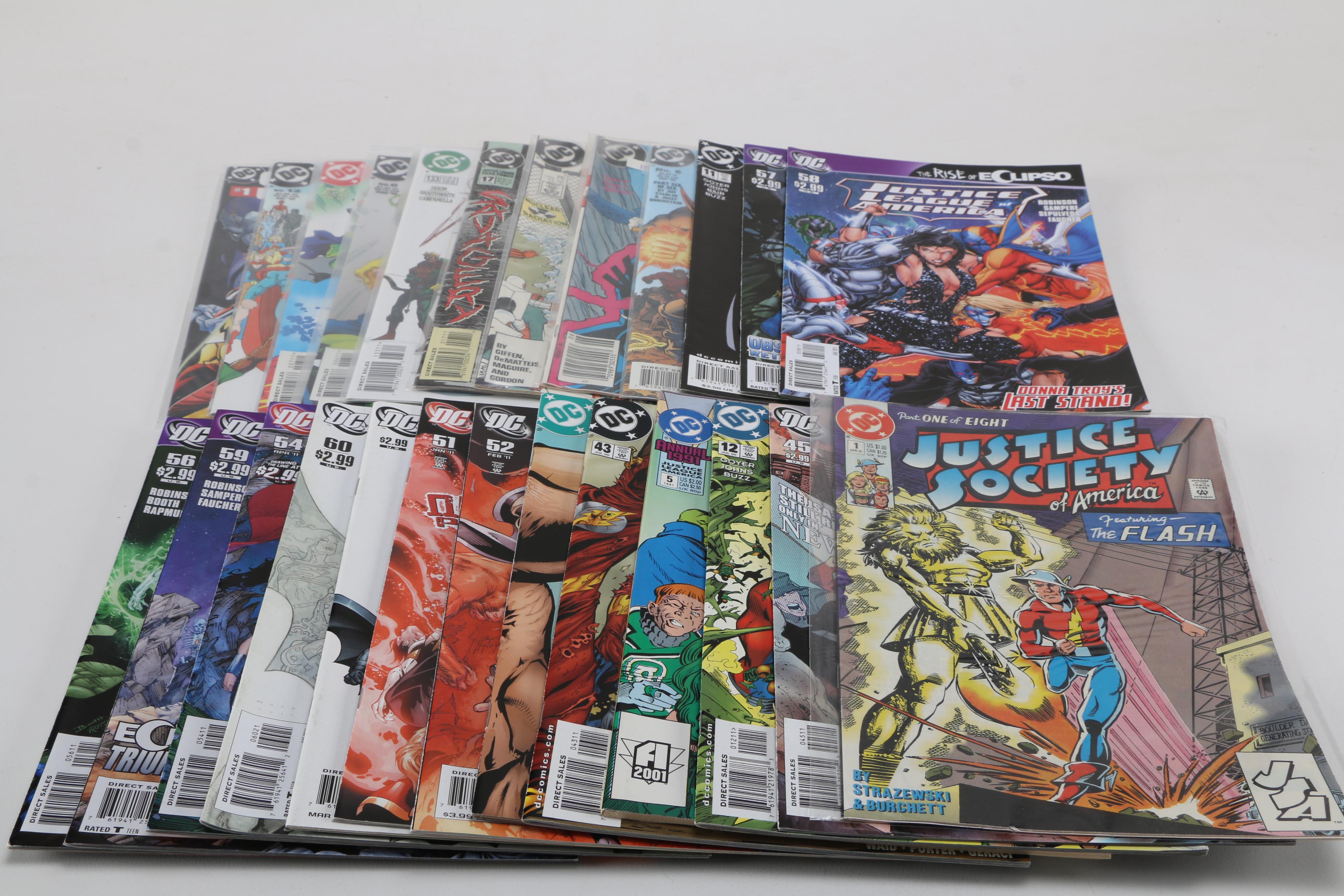 Modern Age DC "Justice League" and "Justice Society"