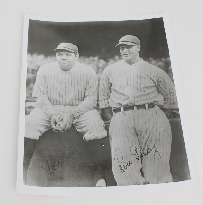 Five Vintage Black and White Babe Ruth Photographs