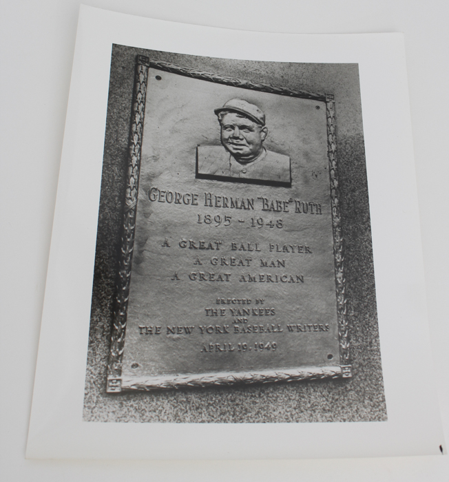 Five Vintage Black and White Babe Ruth Photographs