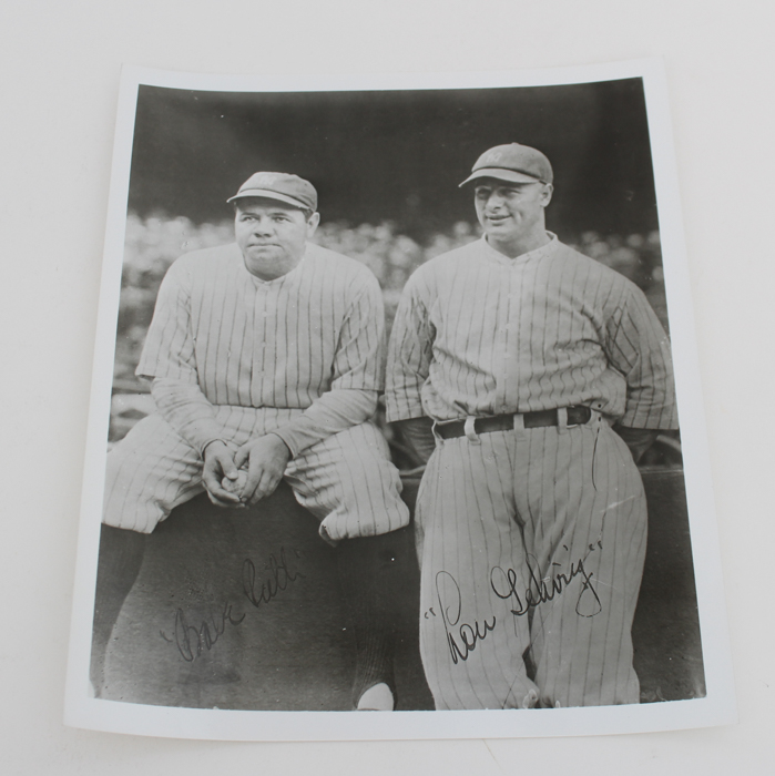 Five Vintage Black and White Babe Ruth Photographs